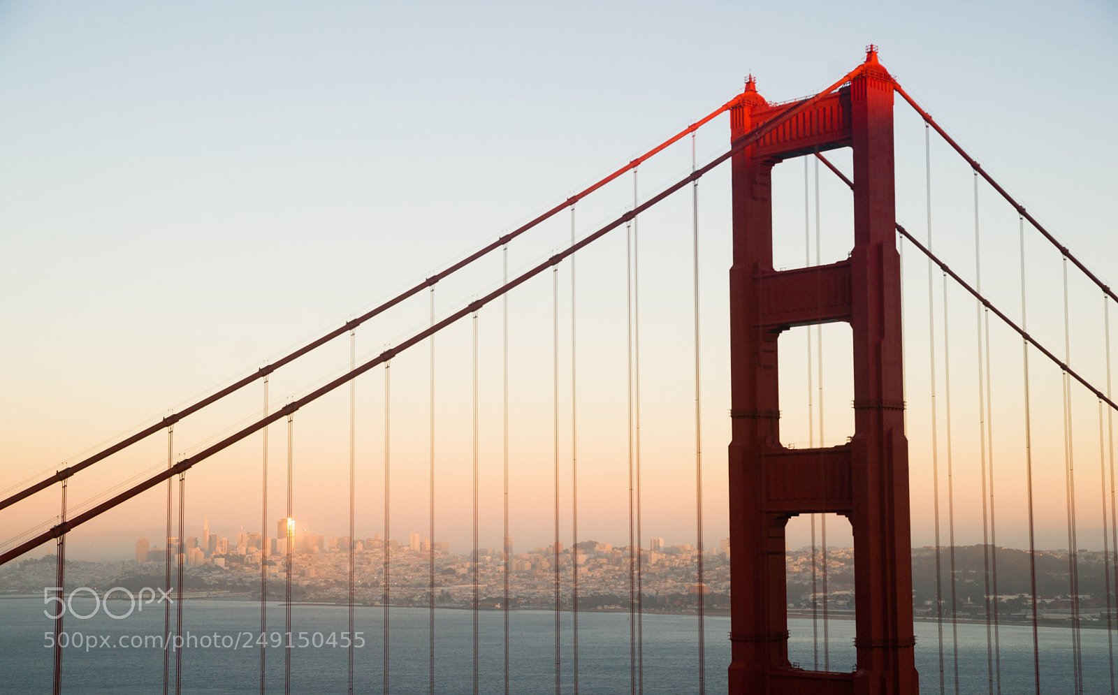 Sony Alpha DSLR-A850 sample photo. Panoramic golden gate bridge photography