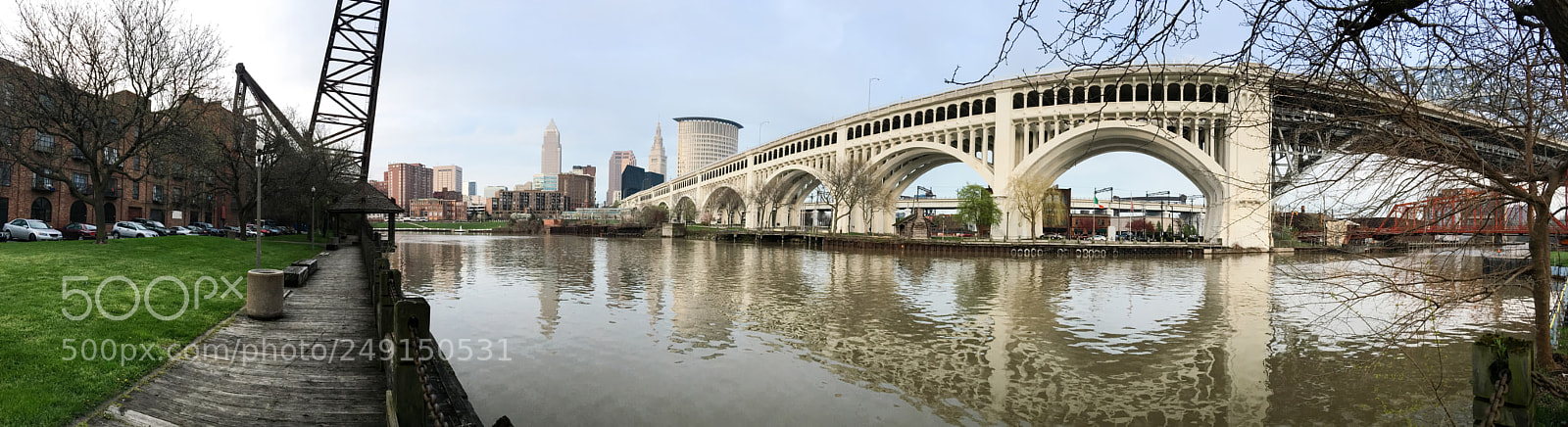 Apple iPhone 6s Plus sample photo. Cleveland ohio downtown city photography