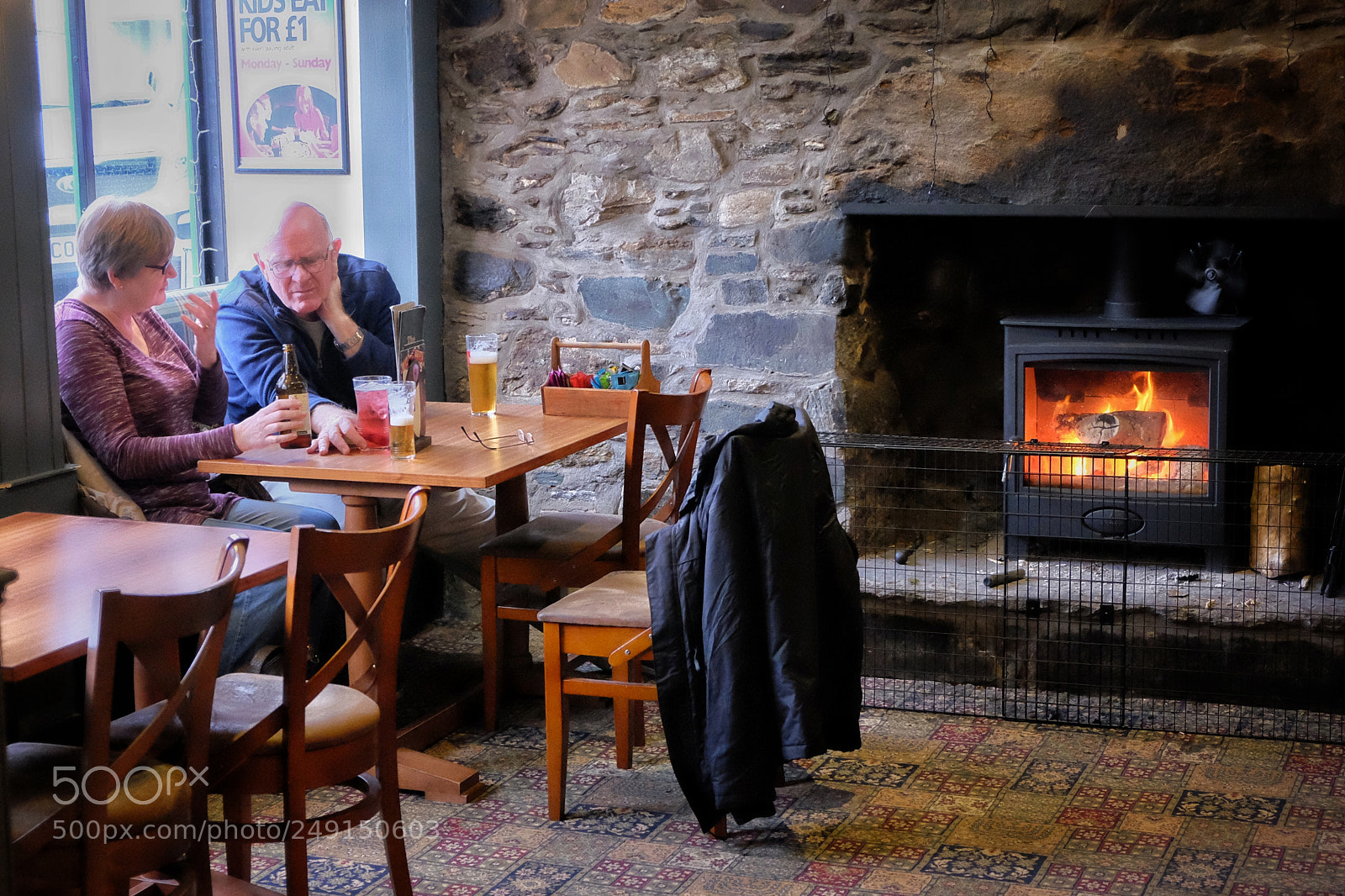 Fujifilm X-T1 sample photo. Aberfeldy pub view photography