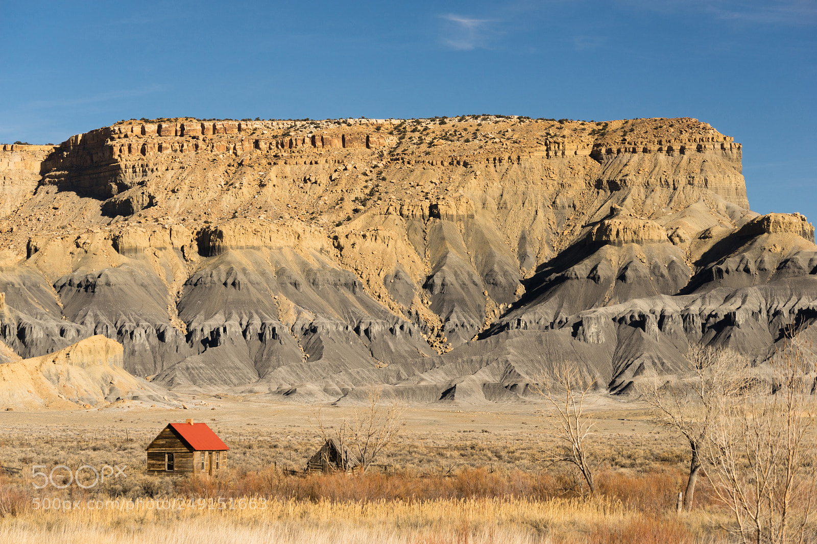 Sony a7 sample photo. Red roofed cabin utah photography