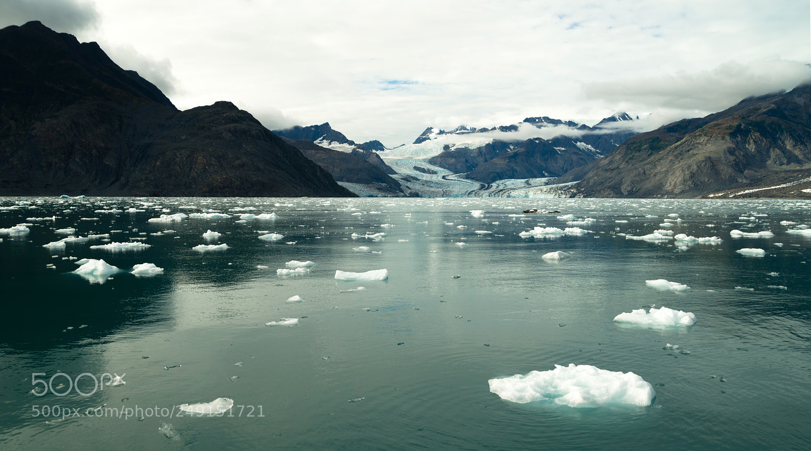 Sony Alpha DSLR-A850 sample photo. Glacial flow kenai fjords photography