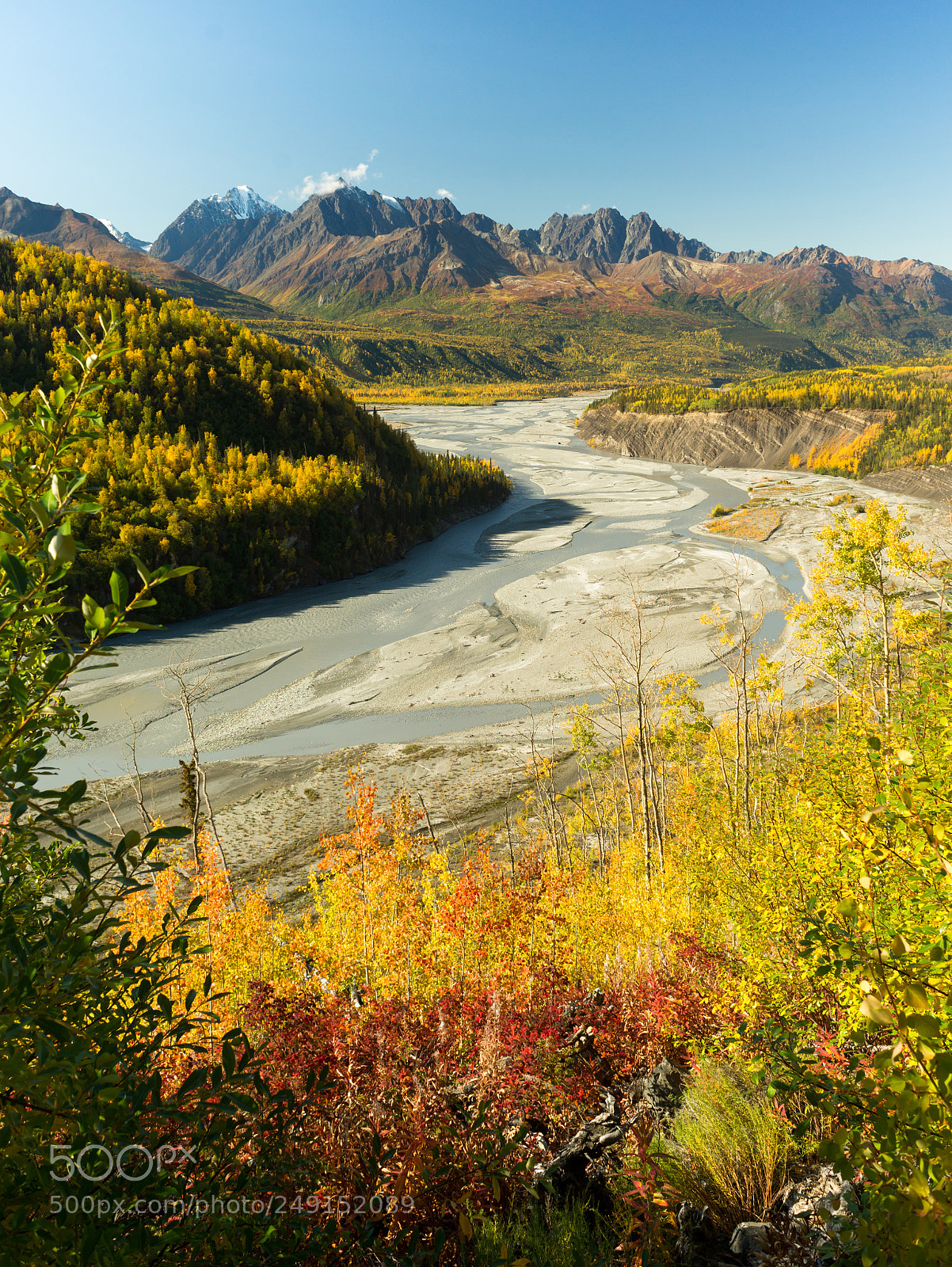 Sony Alpha DSLR-A850 sample photo. Mantanuska river chucagh mountain photography