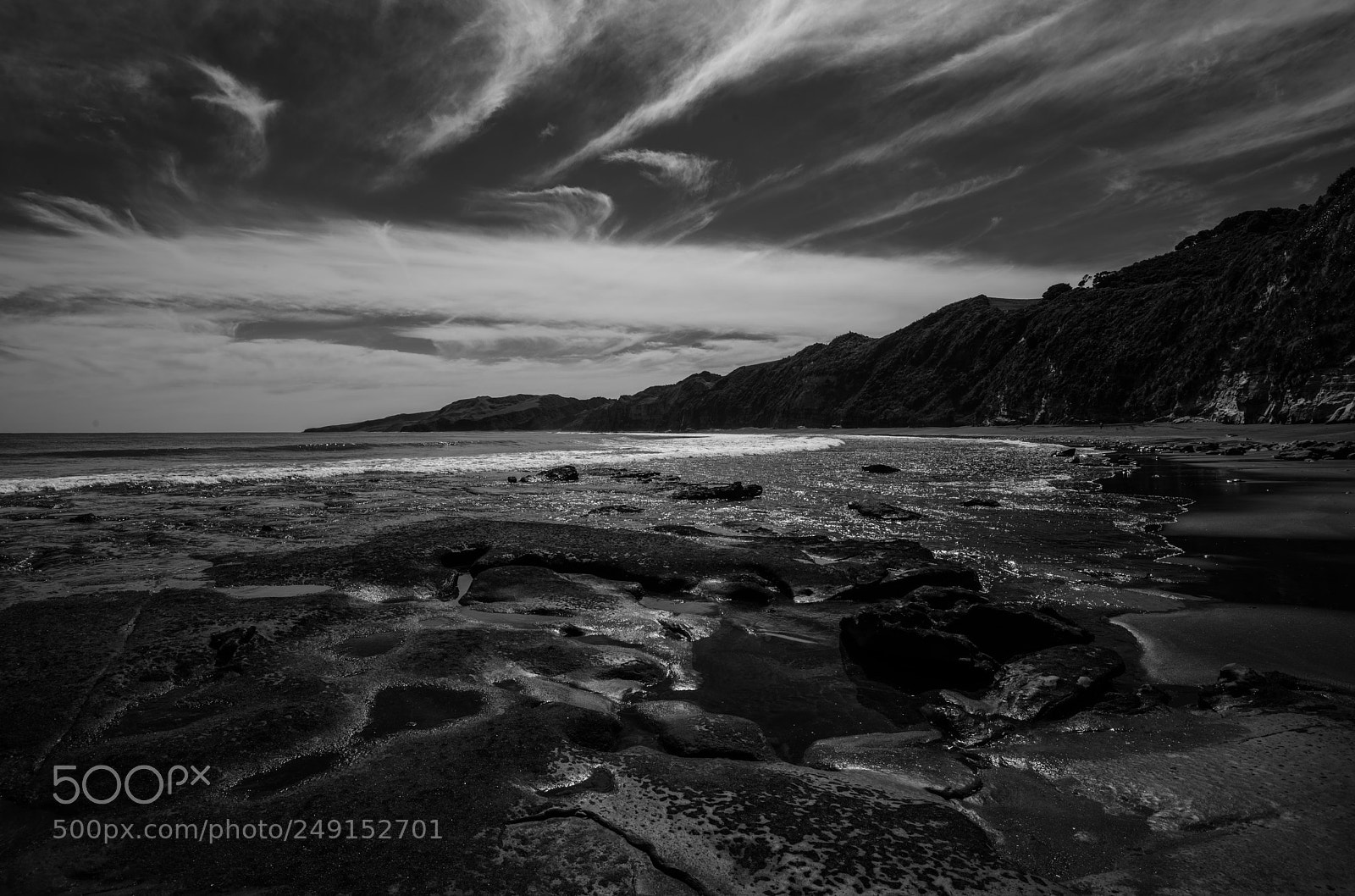 Nikon D810 sample photo. Amazing tunnel beach photography