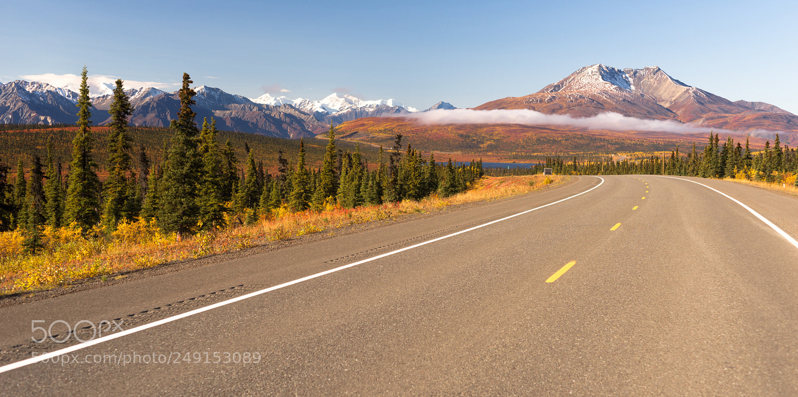 Sony SLT-A99V sample photo. Highway curve wilderness road photography