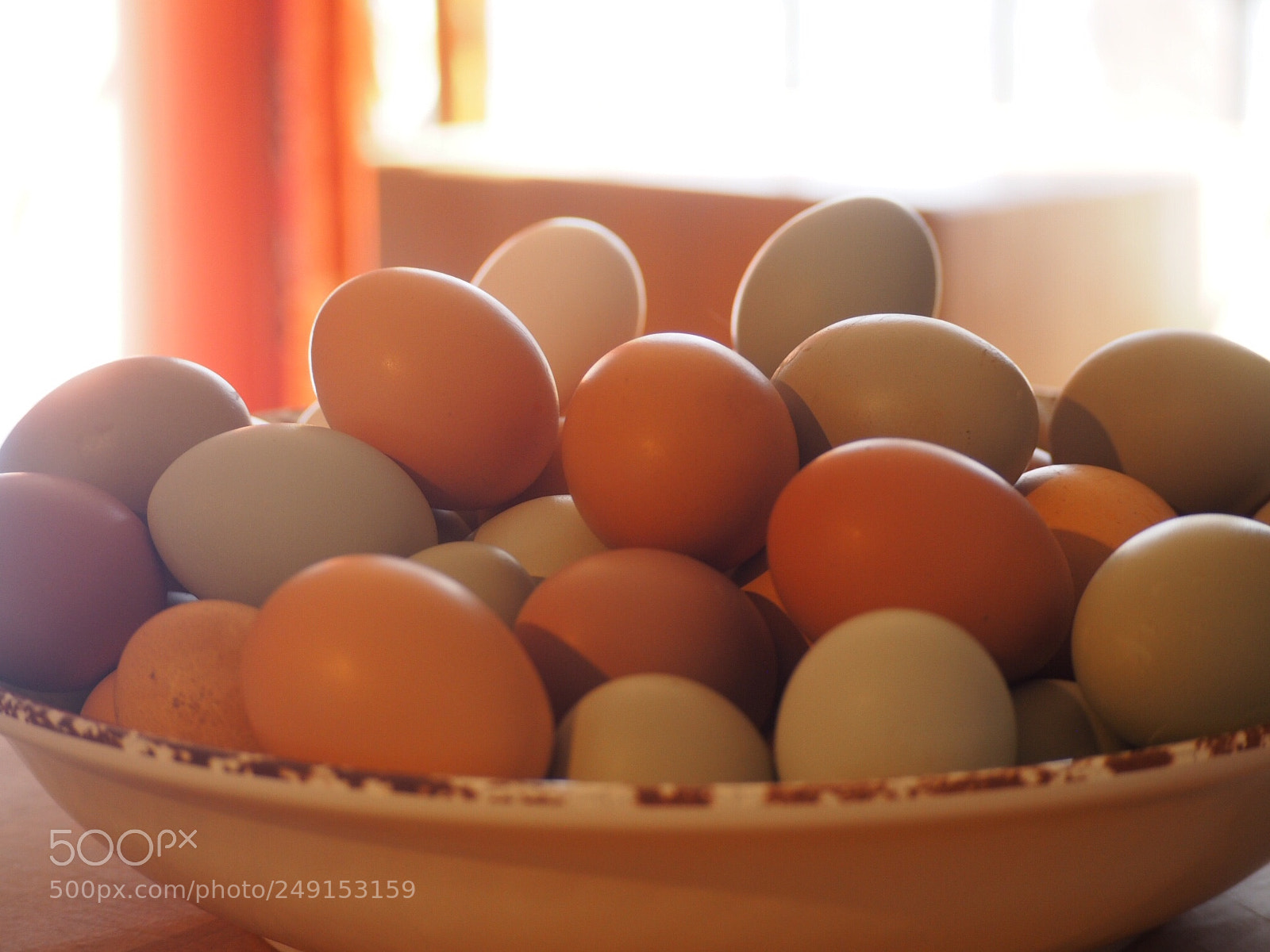 Olympus OM-D E-M10 sample photo. Bowl of eggs, no photography