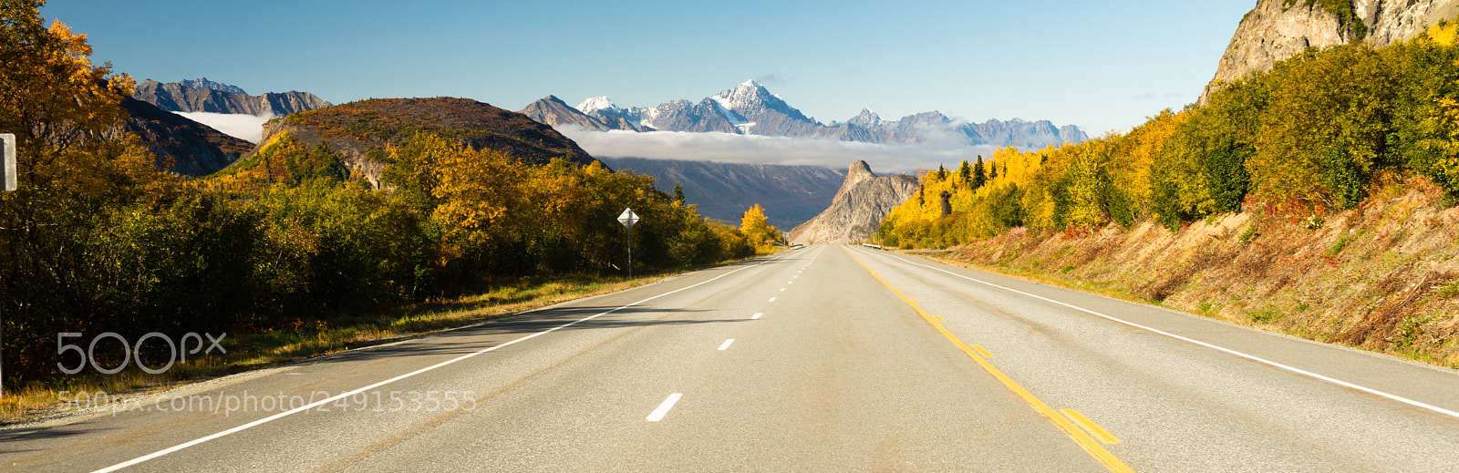Sony Alpha DSLR-A850 sample photo. Empty highway one fall photography