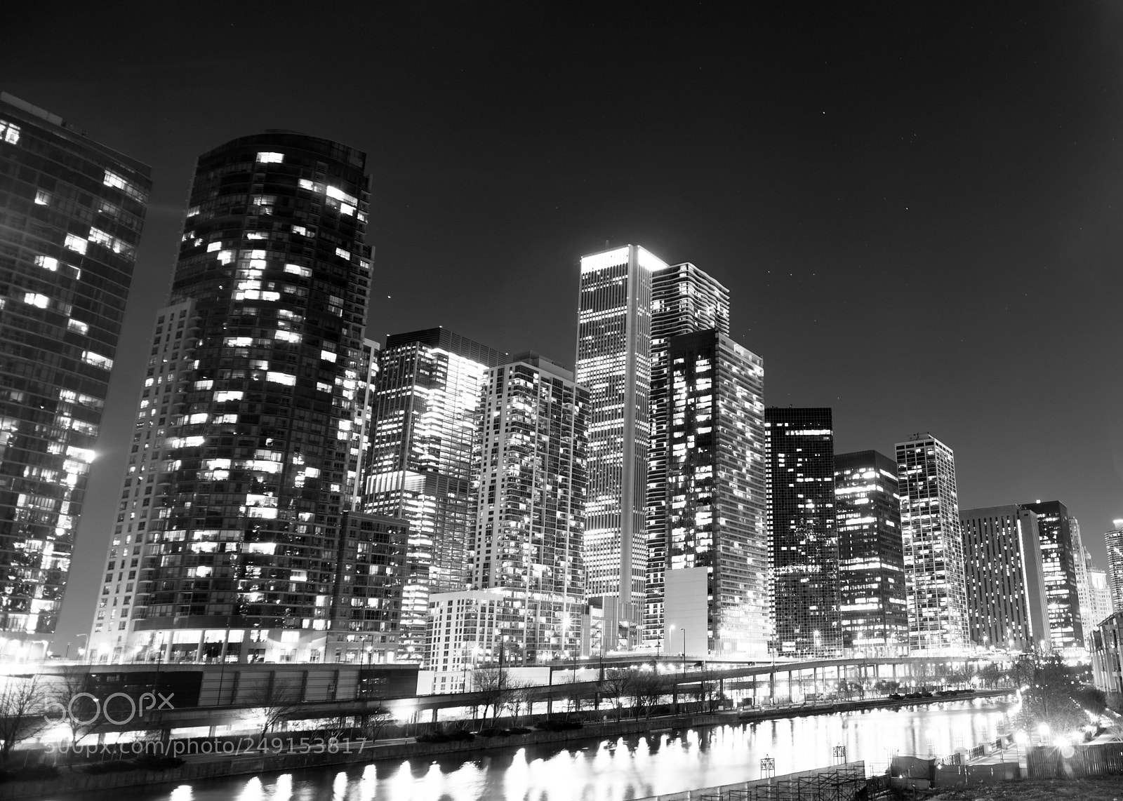 Sony Alpha DSLR-A900 sample photo. Building along chicago river photography