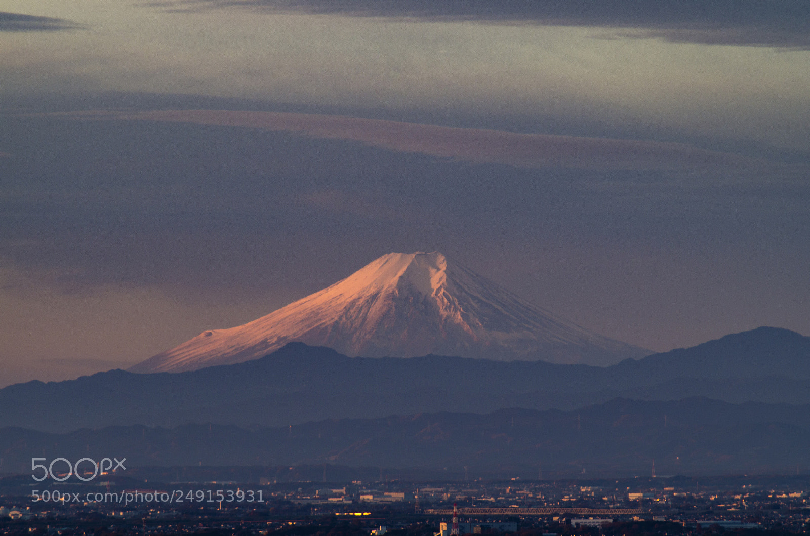Pentax K-50 sample photo. Fuji seen from tochigi photography