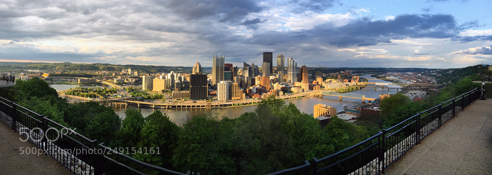 Apple iPhone 6s Plus sample photo. Panoramic pittsburgh pennsylvania downtown photography