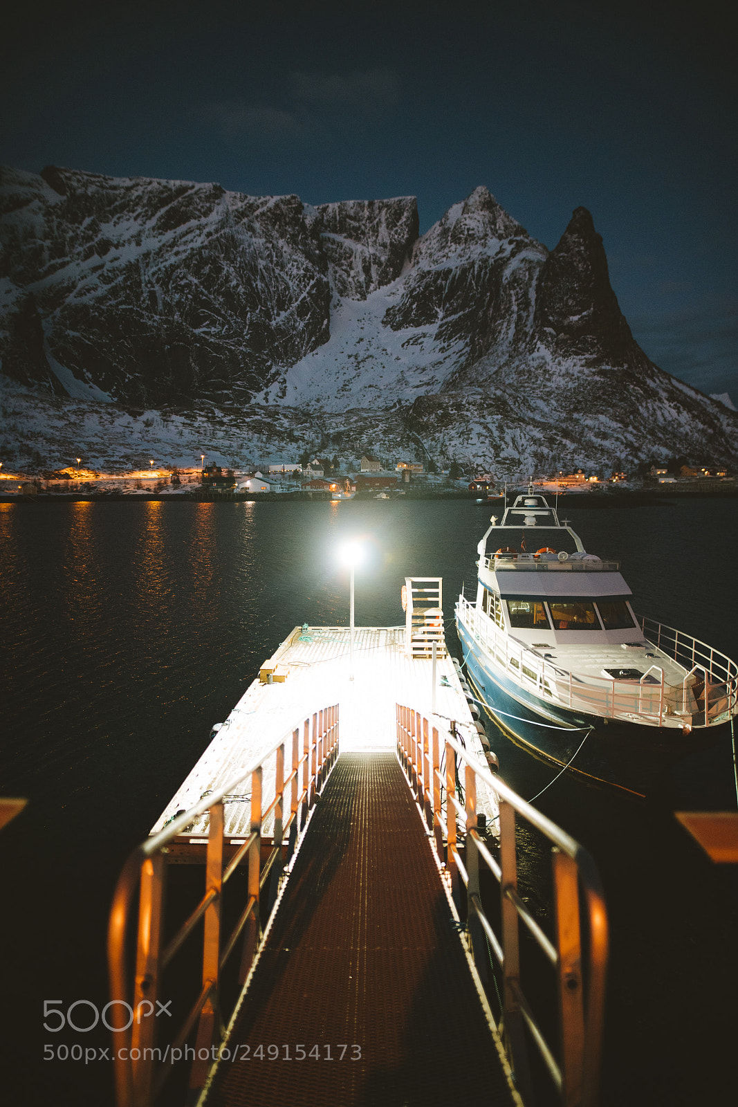 Sony a7R III sample photo. Early morning in reine photography