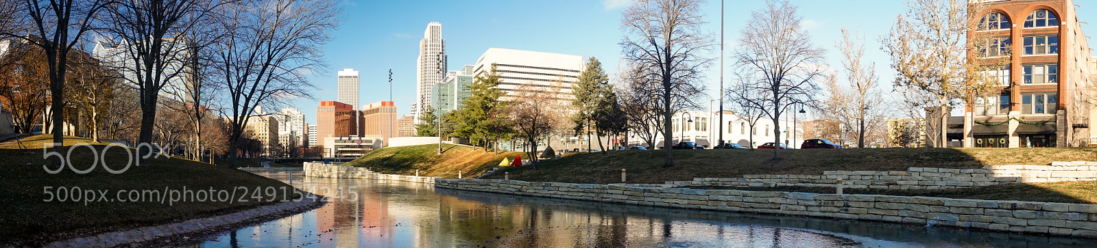 Sony a7 sample photo. Long panoramic omaha nebraska photography