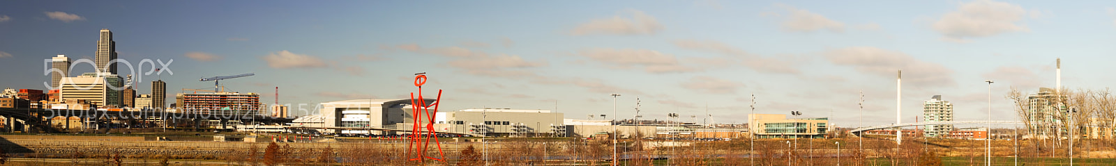Sony a7 sample photo. Long panoramic omaha nebraska photography