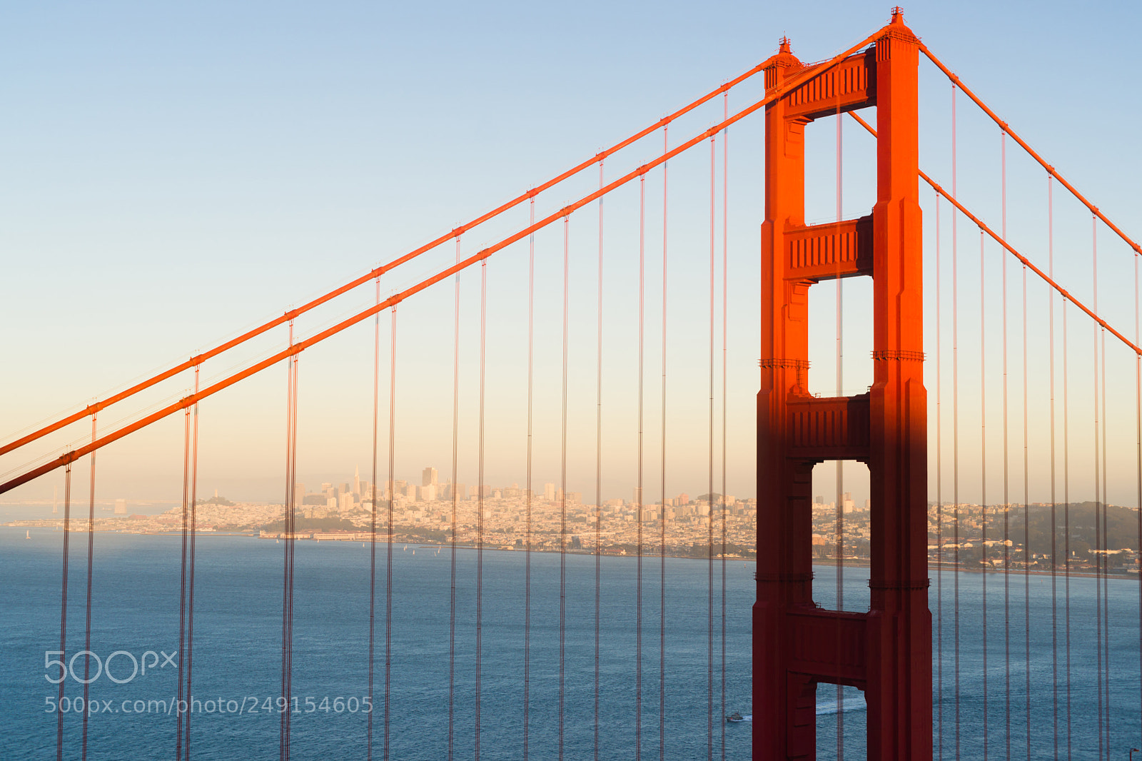 Sony Alpha DSLR-A850 sample photo. Panoramic golden gate bridge photography