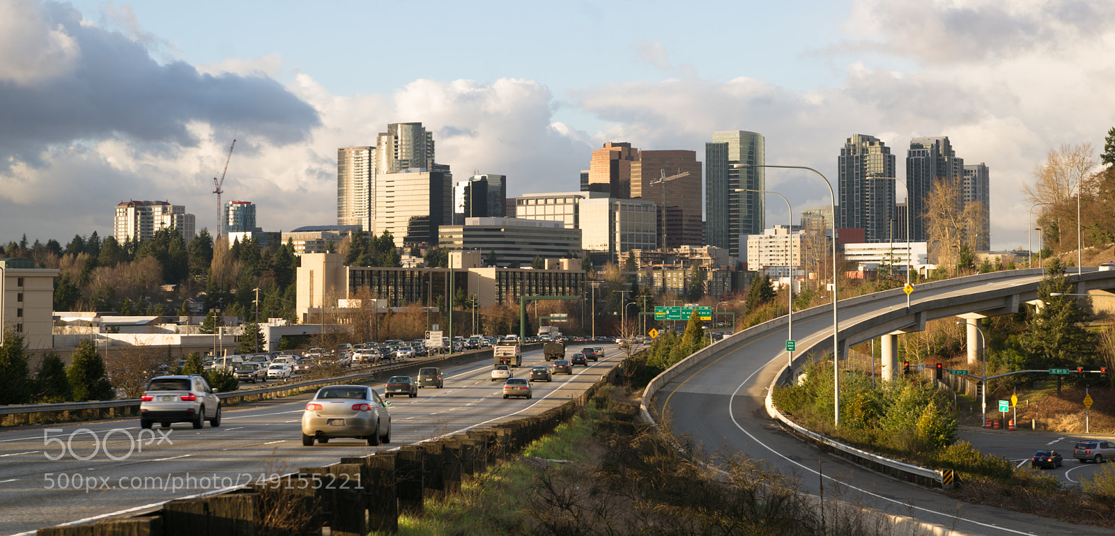 Sony Alpha DSLR-A850 sample photo. Rush hour highway landscape photography