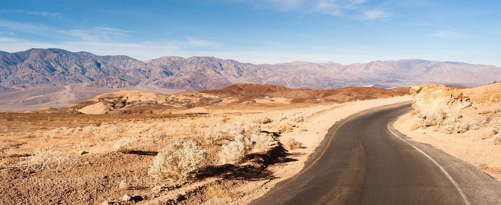 Sony Alpha DSLR-A900 sample photo. Panoramic view open road photography