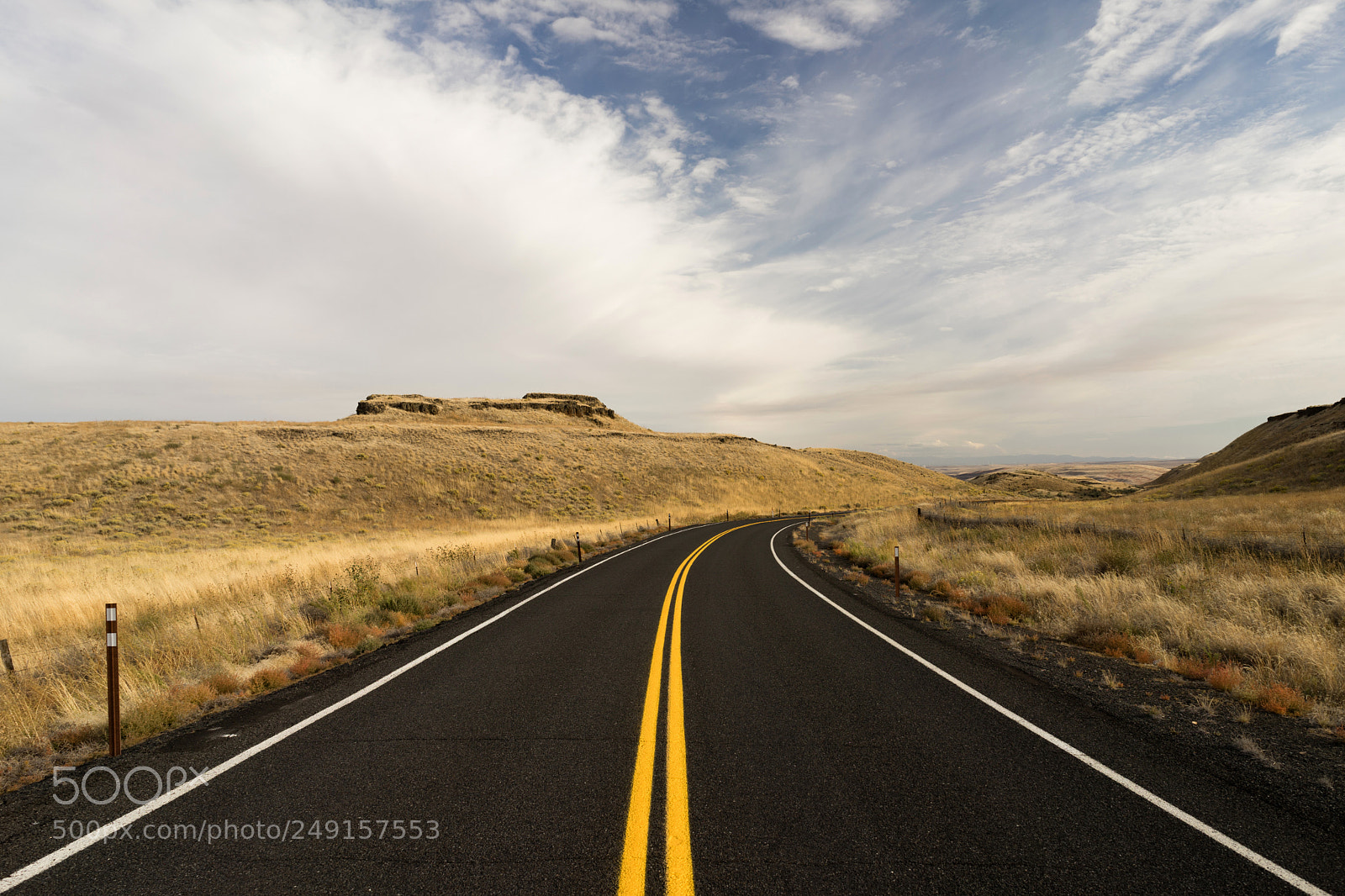 Sony a7 sample photo. Open road two lane photography