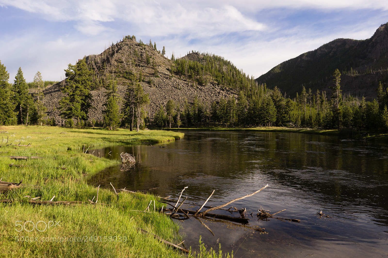 Sony a7 sample photo. Madison river flows through photography