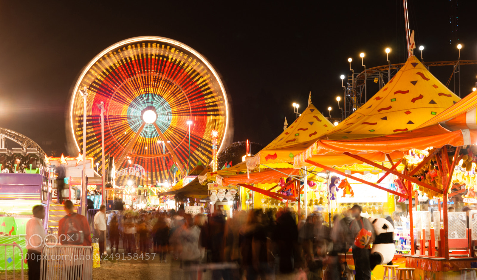 Sony Alpha DSLR-A350 sample photo. State fair carnival midway photography