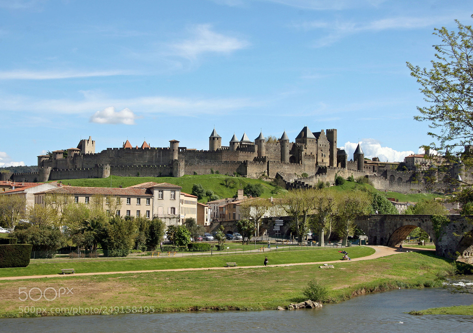 Canon EOS 30D sample photo. Castle of carcassonne photography