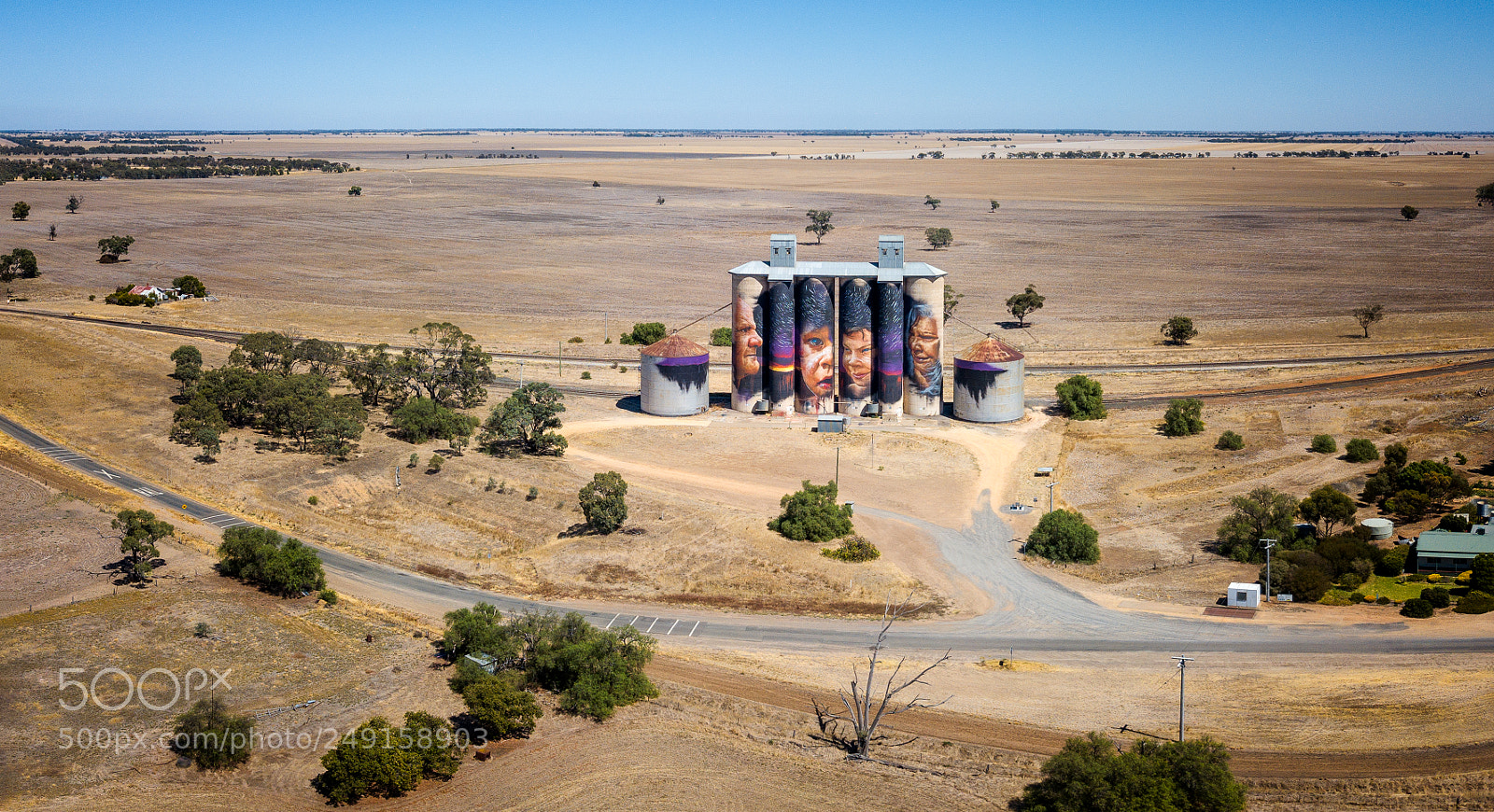 DJI FC220 sample photo. Silo art from the photography