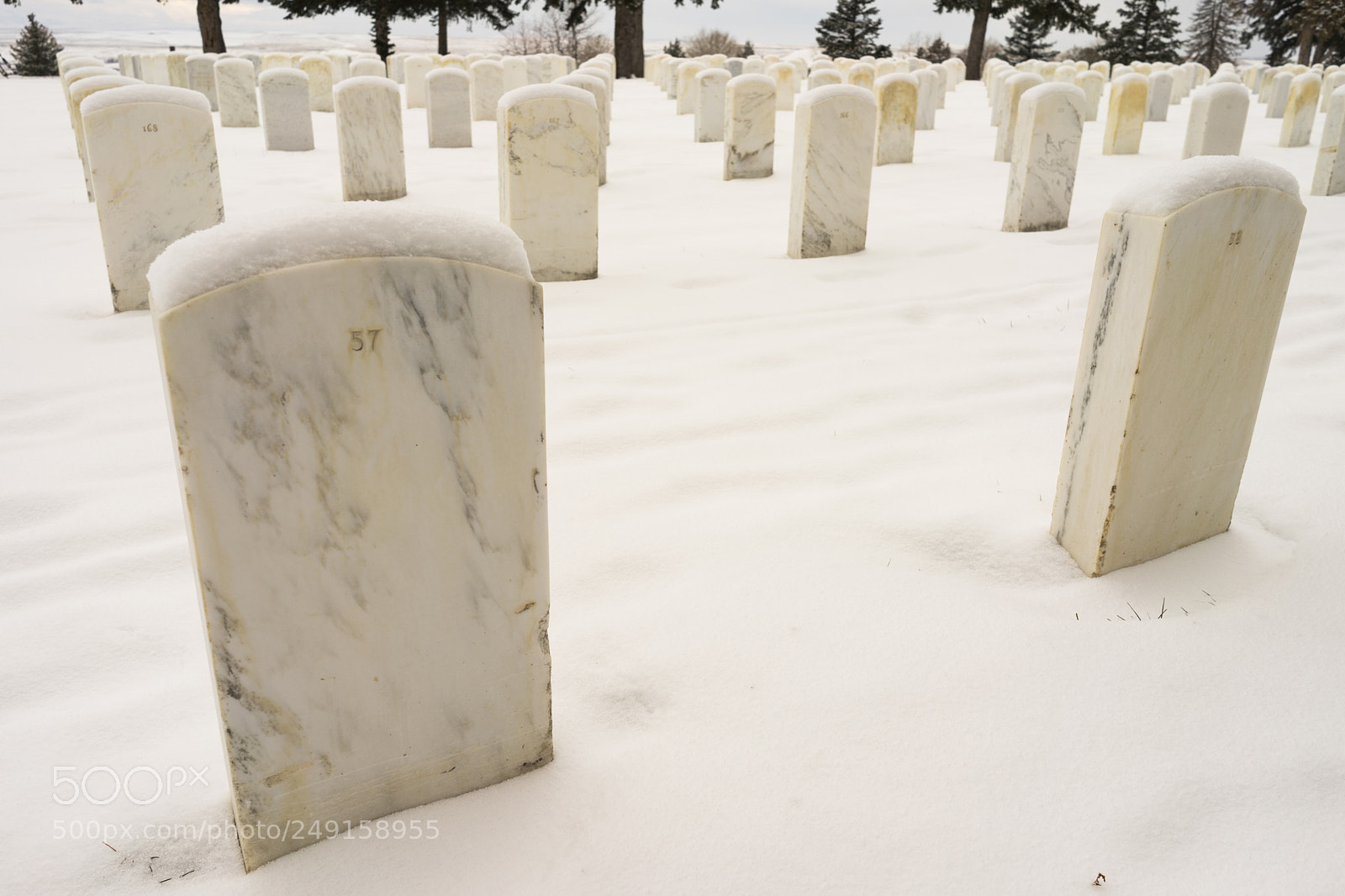Sony a7 sample photo. Numbered marble headstones gravestones photography