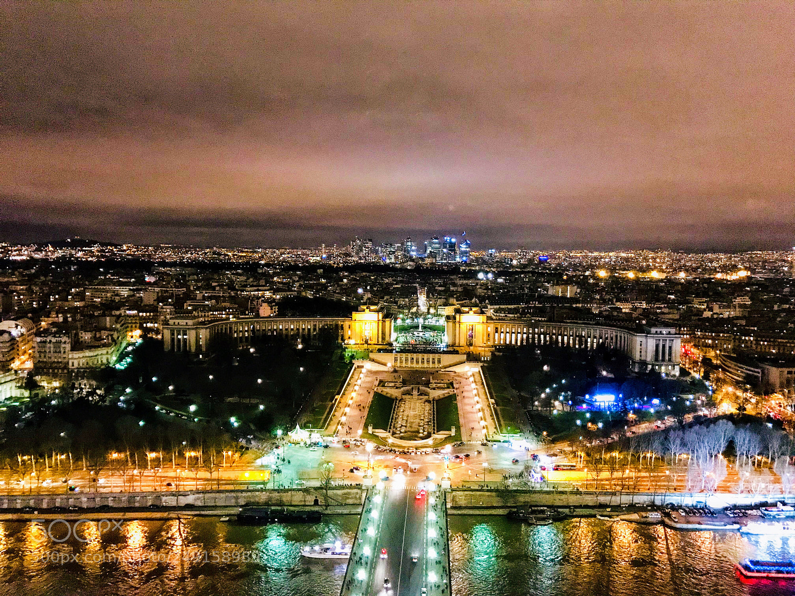 Apple iPhone 7 sample photo. Paris by the night photography