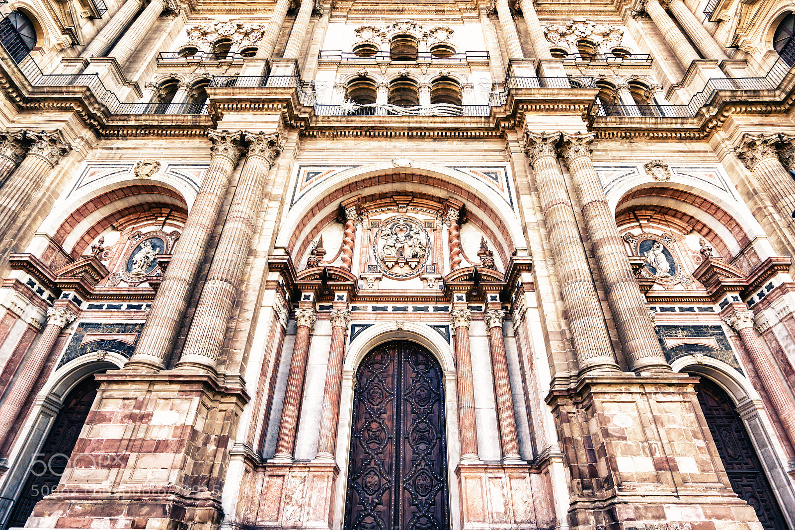 Sony a7 II sample photo. View of malaga cathedral photography