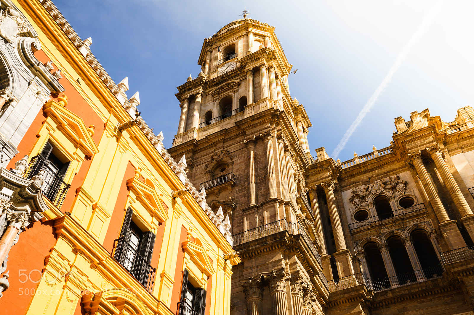 Sony a7 II sample photo. View of malaga cathedral photography