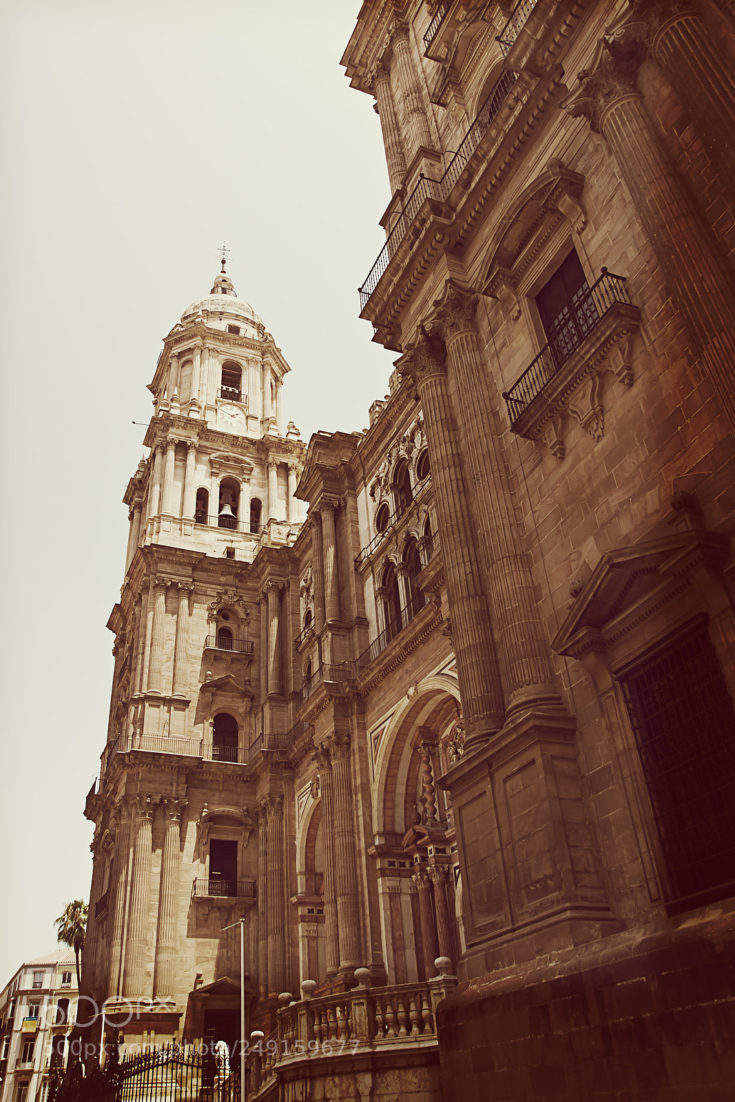 Sony Alpha DSLR-A700 sample photo. Malaga cathedral photography