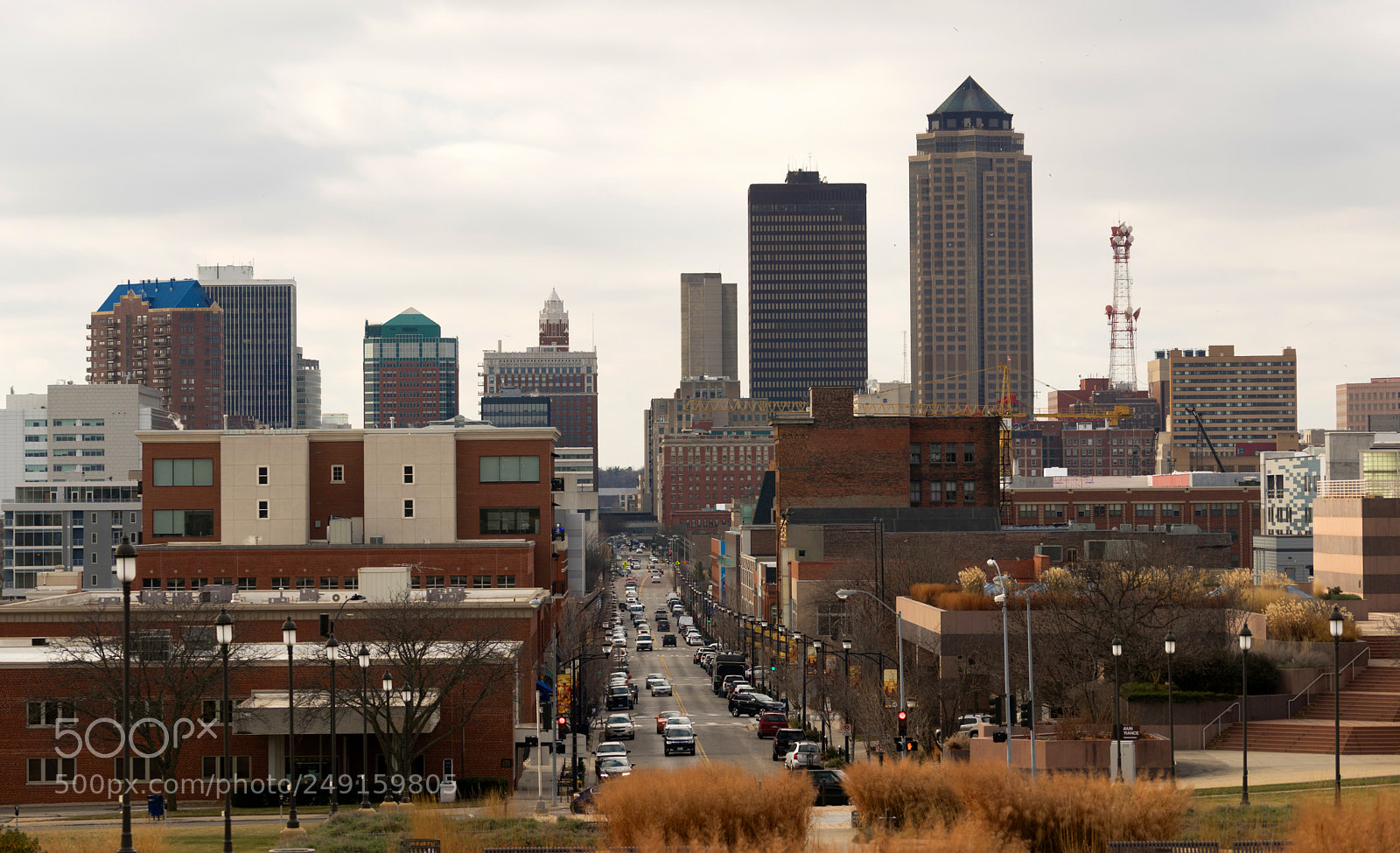 Sony a7 sample photo. Downtown des moines iowa photography