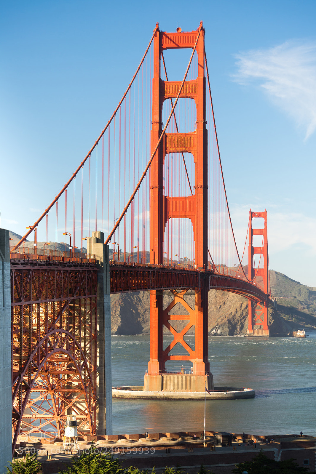 Sony a7 sample photo. Golden gate bridge fort photography