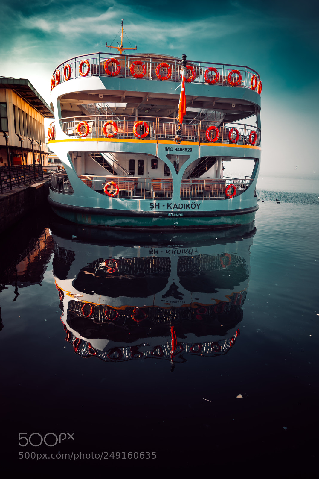 Sony a7R II sample photo. A boat in bosphorus photography