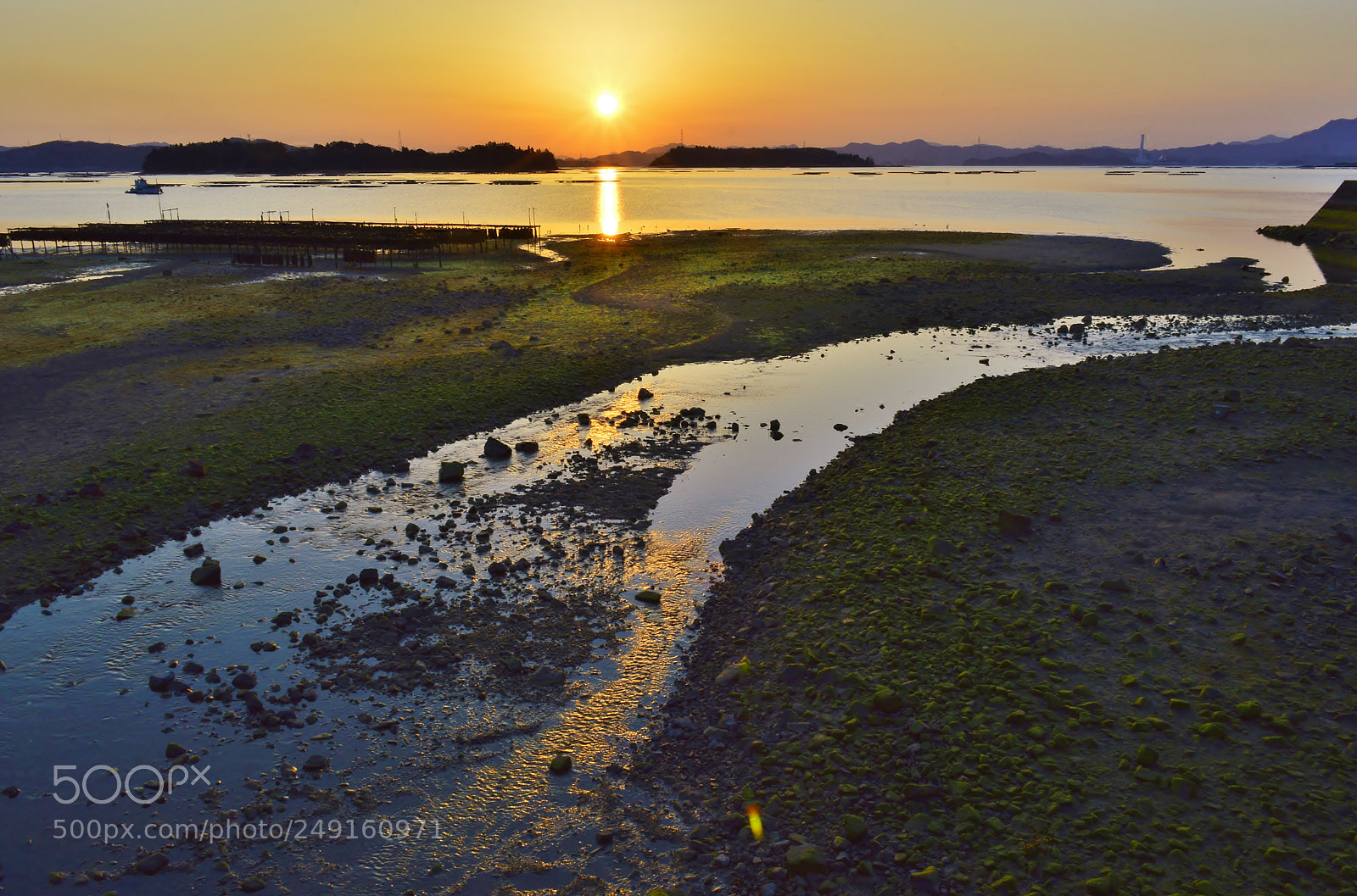 Nikon D3200 sample photo. Spring sunrise......瀬戸内海 photography