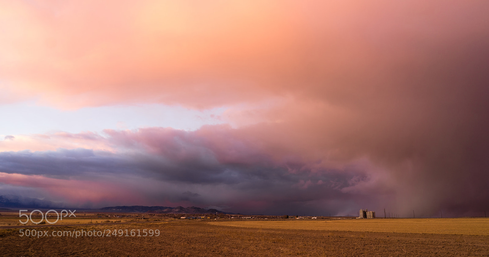 Sony a7 sample photo. Milford utah storm at photography