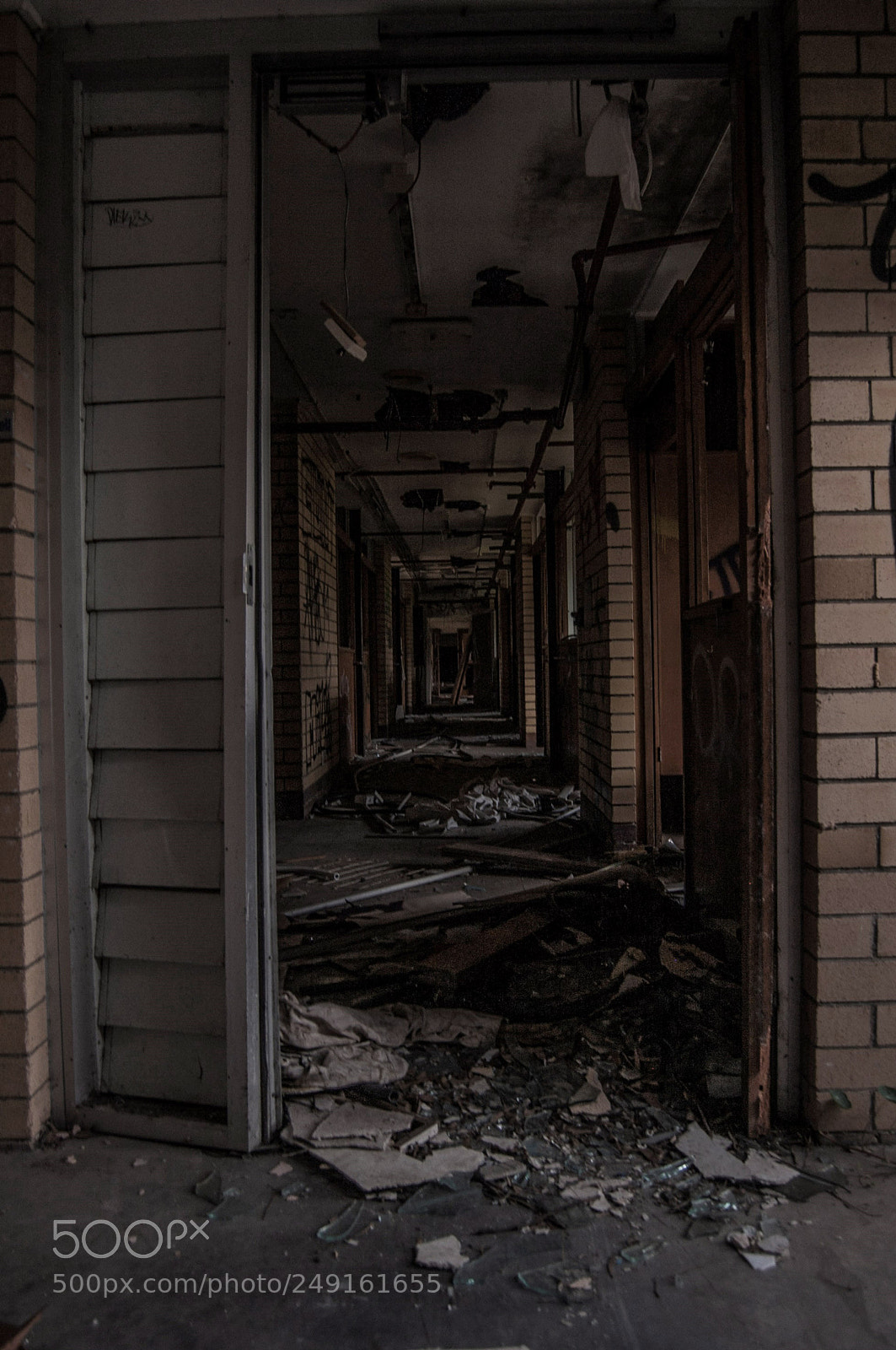 Nikon D40 sample photo. Down these halls photography