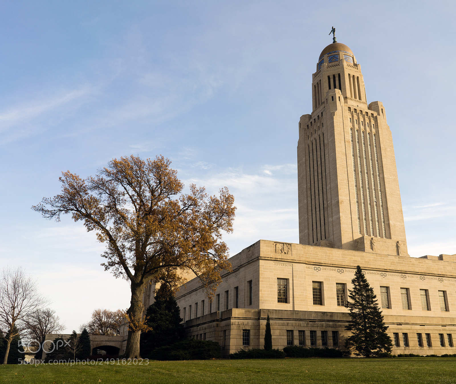 Sony a7 sample photo. Lincoln nebraska capital building photography
