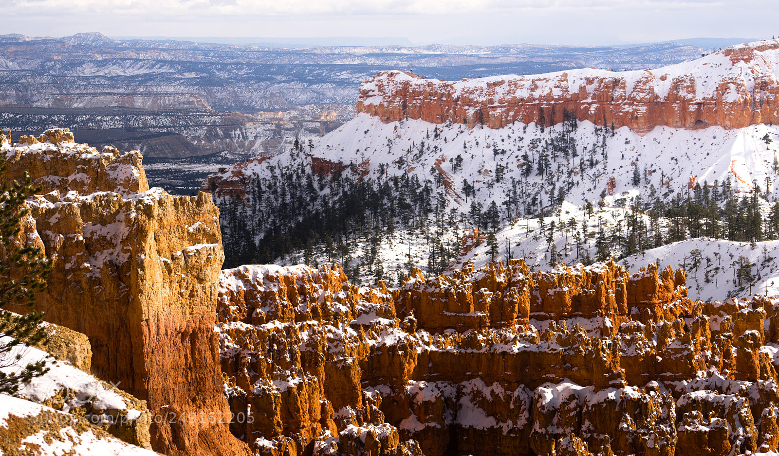 Sony a7 sample photo. Fresh snow blankets bryce photography