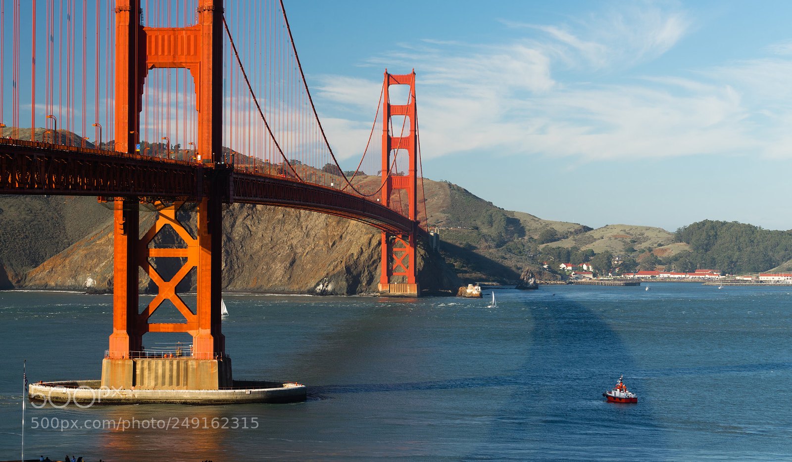 Sony a7 sample photo. Golden gate bridge fort photography