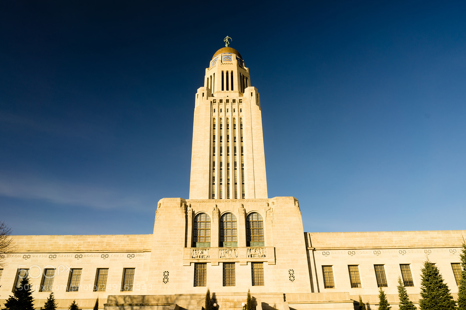 Sony a7 sample photo. Lincoln nebraska capital building photography