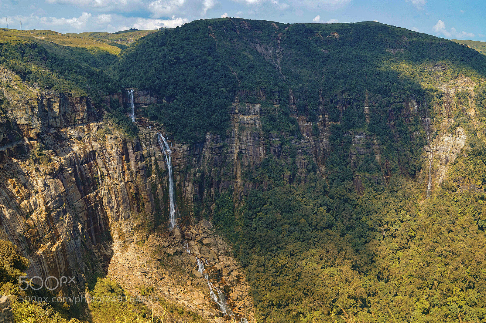 Sony SLT-A58 sample photo. Cherapunjee falls photography