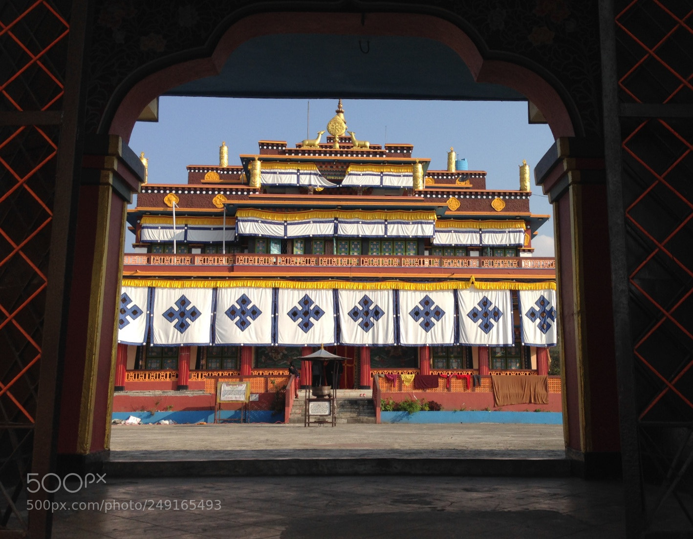 Apple iPhone 5 sample photo. Monastery pokhara 2018 photography