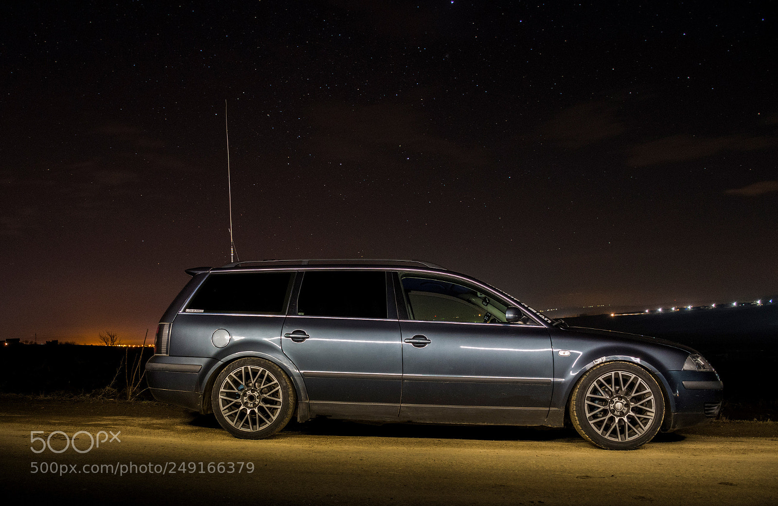 Nikon D7200 sample photo. Light painted vw photography