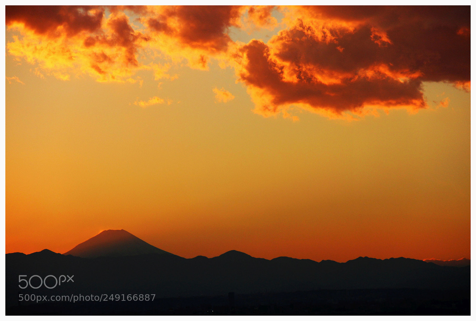 Canon EF-S 18-135mm F3.5-5.6 IS sample photo. Fuji sunset photography