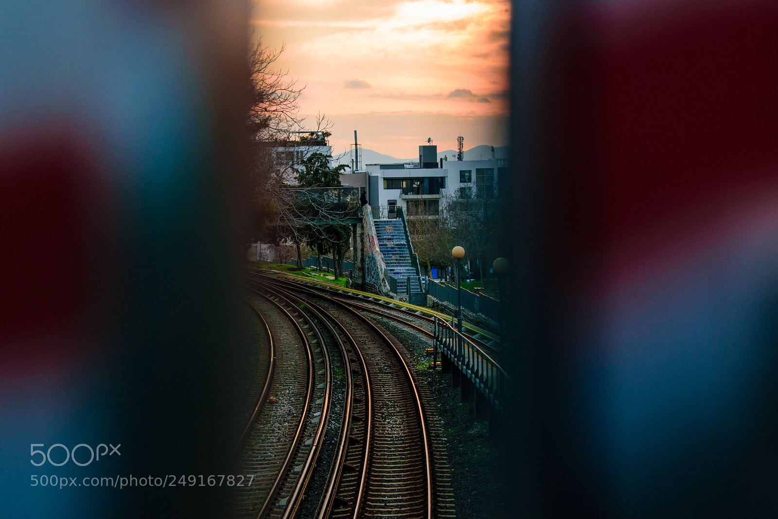 Nikon D3300 sample photo. Above the rails photography