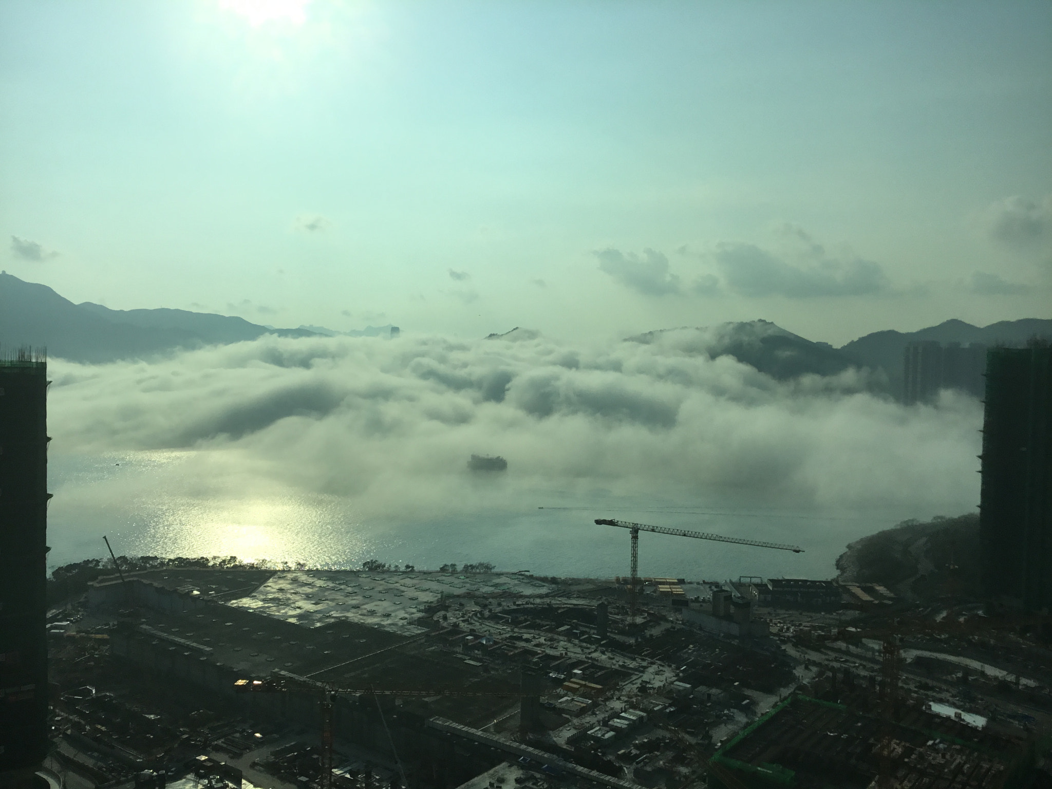 Apple iPad (5th generation) sample photo. Mist photography