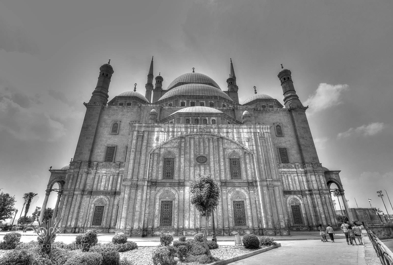Nikon D610 sample photo. B&w temple photography