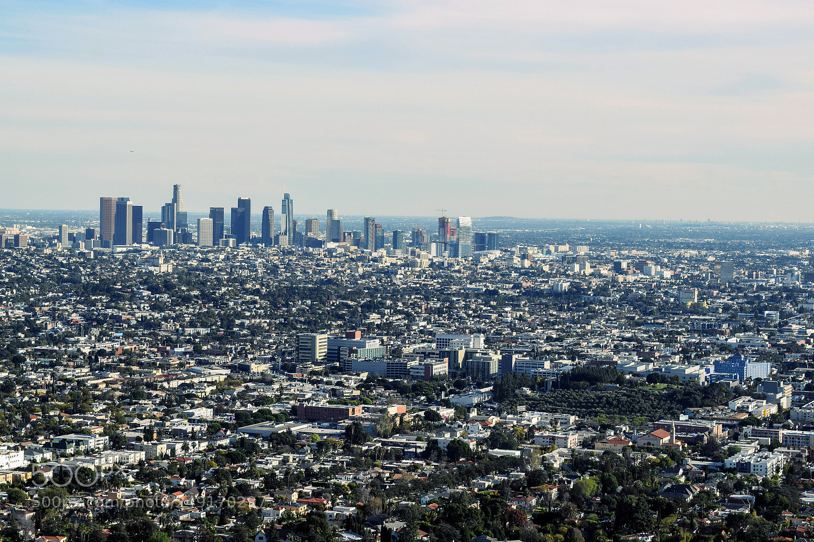 Nikon D3300 sample photo. La from griffith observatory photography