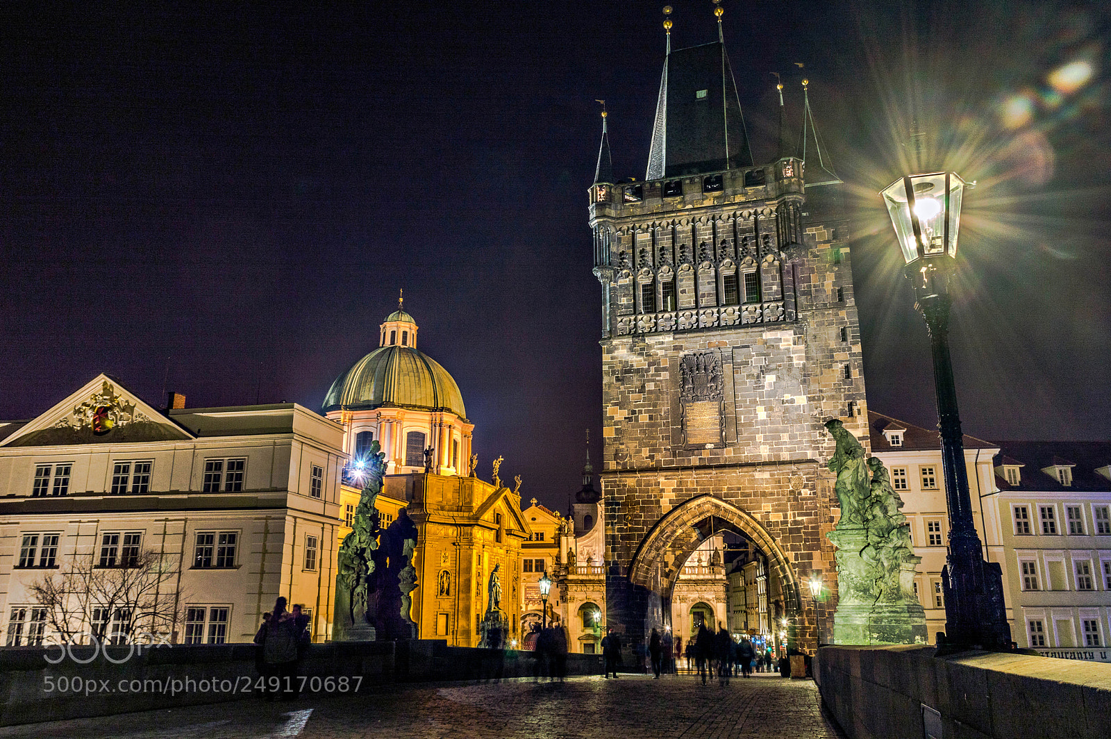 Nikon D3200 sample photo. Charles bridge at night photography