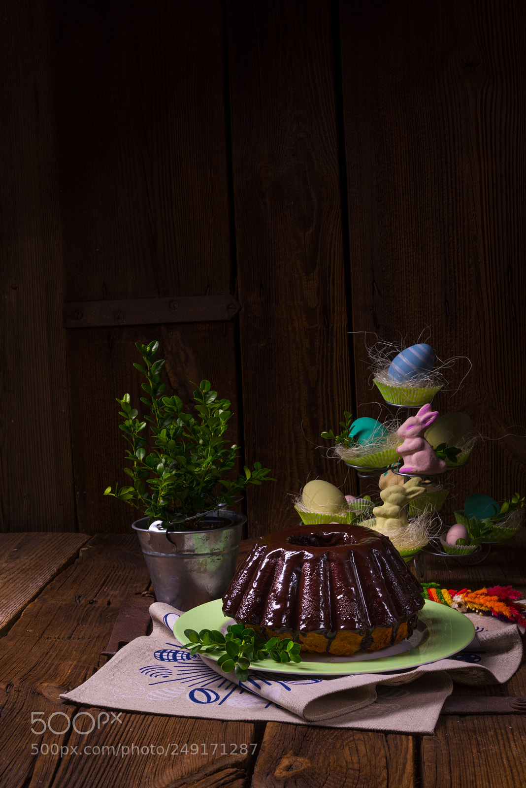 Nikon D810 sample photo. Polish easter cake photography