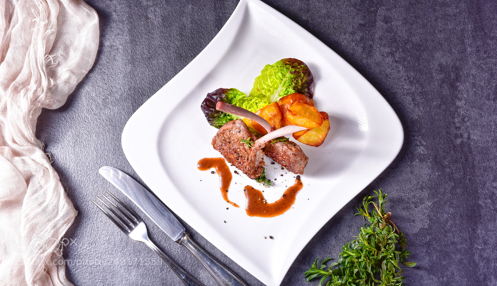 Nikon D810 sample photo. Grilled lamb chops with photography